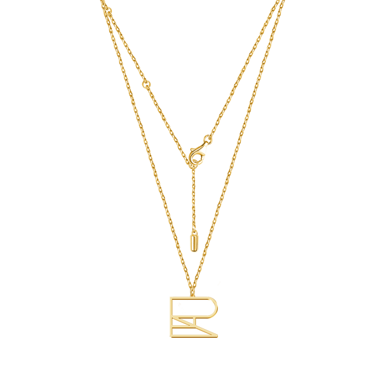 Minimalist Monogram Name Necklace