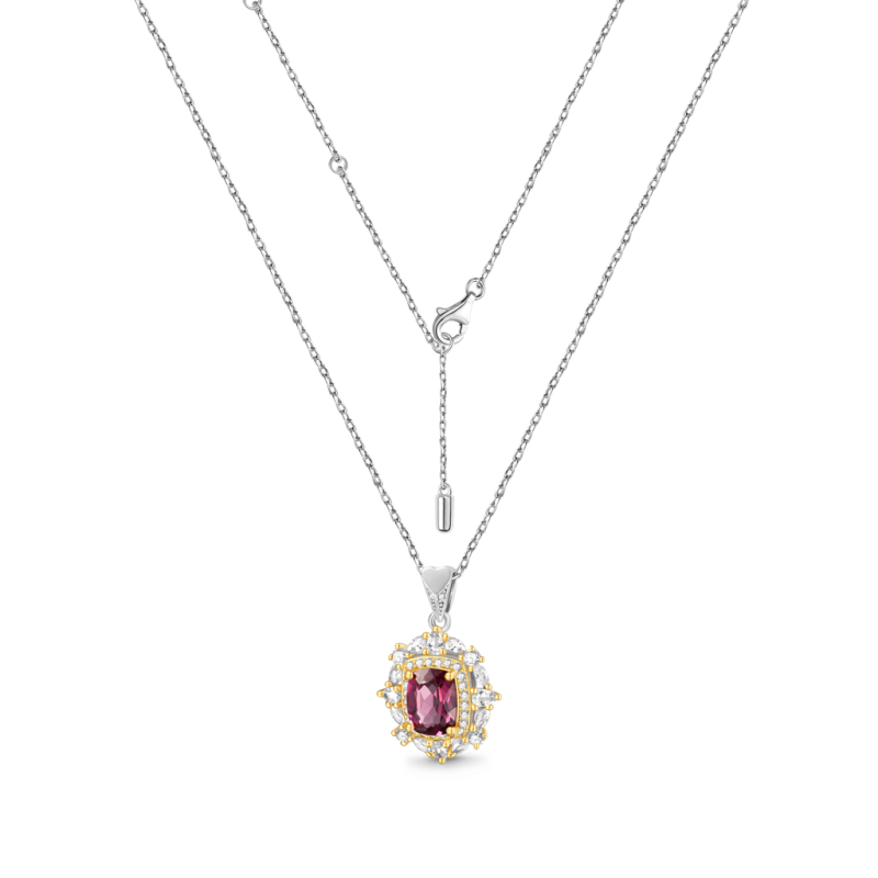Natural Red Garnet Necklace