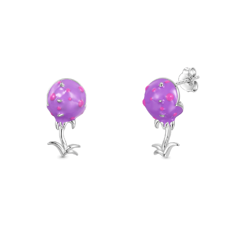 Piranha Flower Stud Earrings