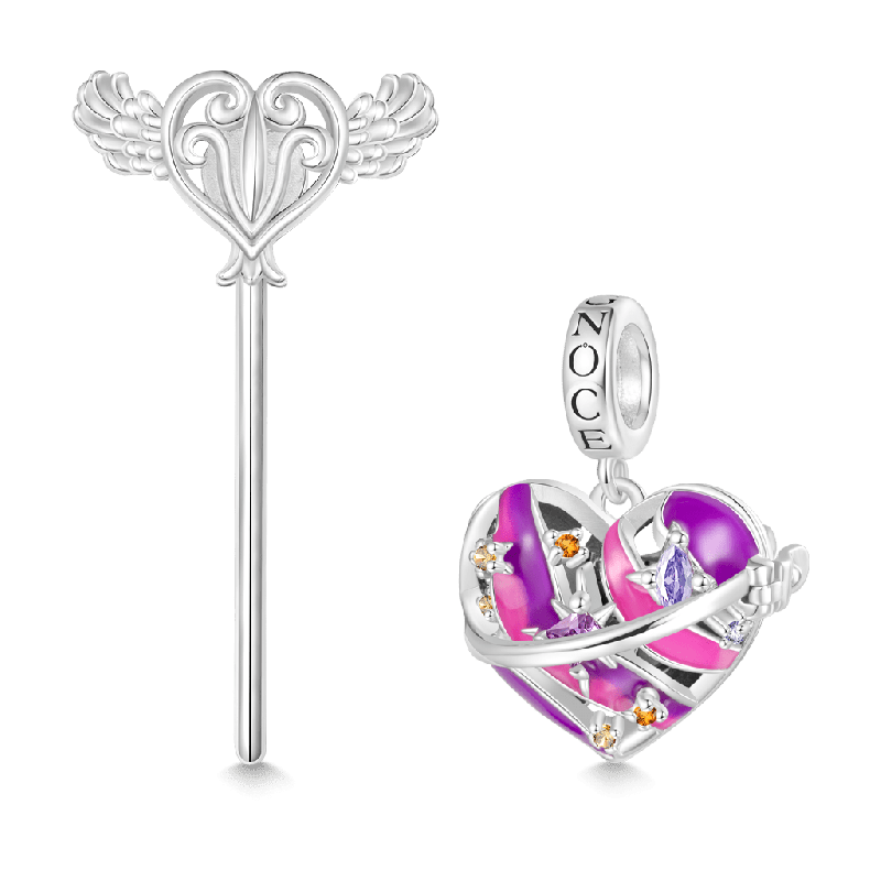 Heart Wireless LED Glow Saturn Pendant