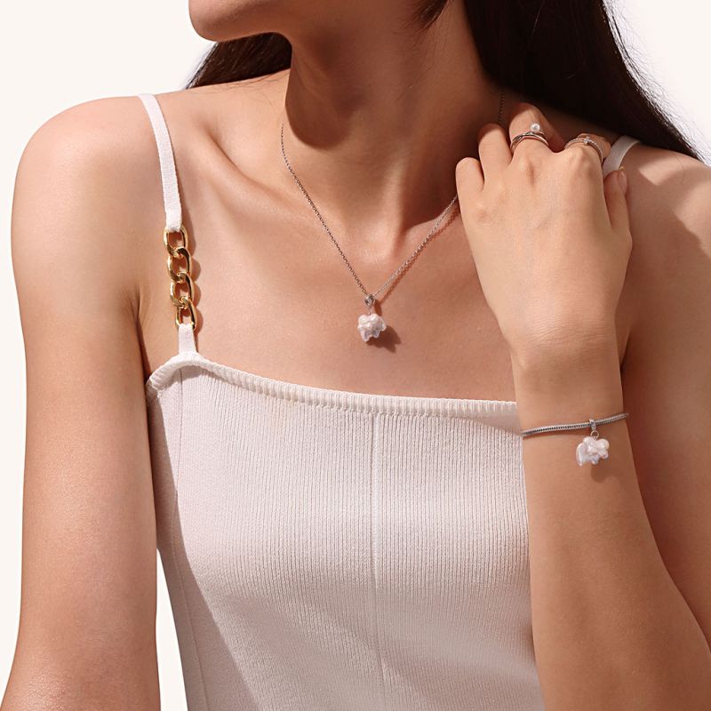 Butterfly Animal Pearls Pendant