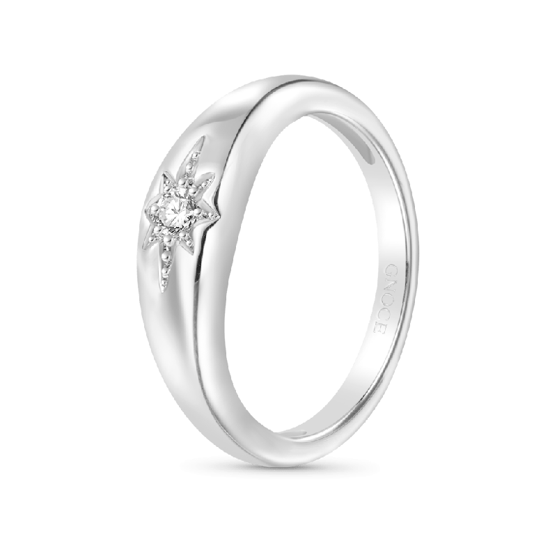 Northern Star Birthstone Ring