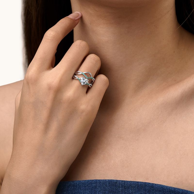 Wishbone Stackable Ring Set