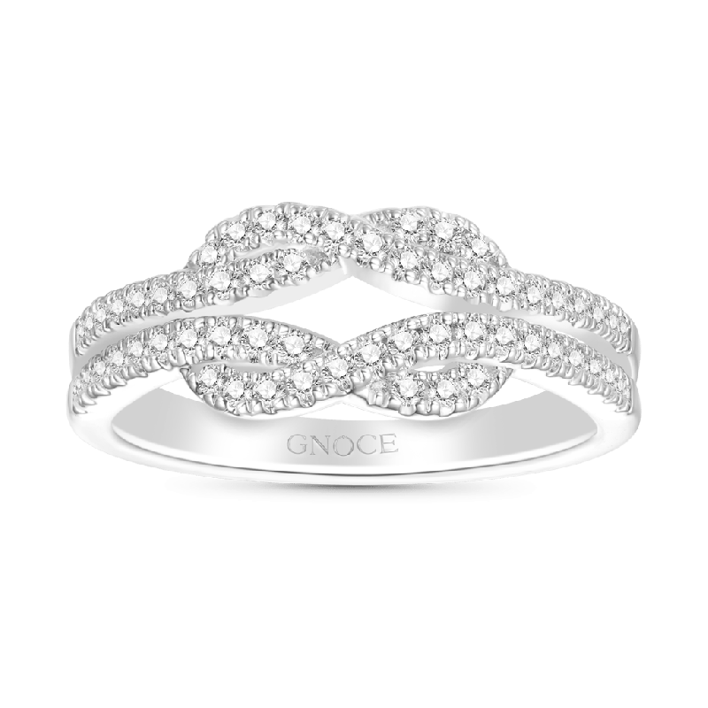 Infinite Pave White CZ Ring
