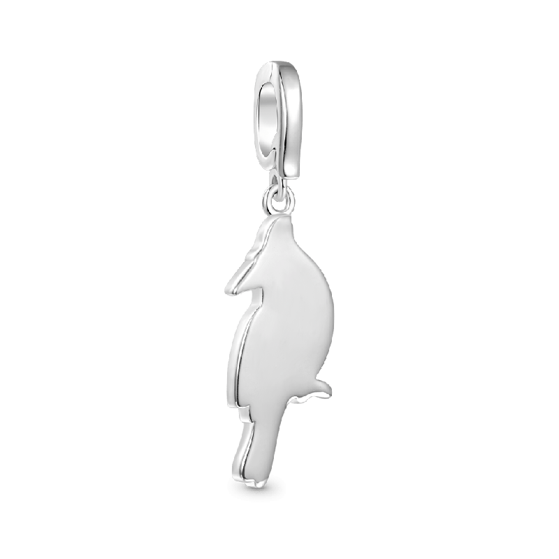 Red Parrot Clasp Clusters Charm