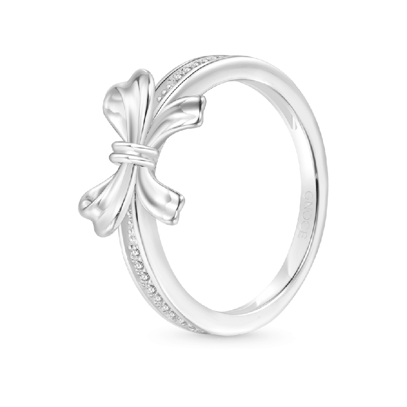 Diamond Bow Ring
