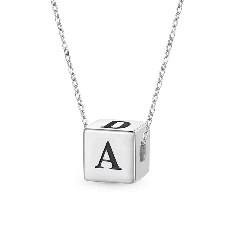 Engravable Cube Necklace