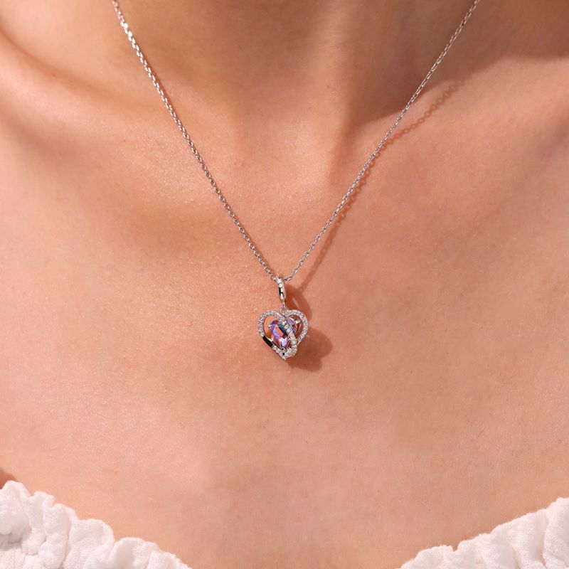 Intertwined Love Romantic Pendant