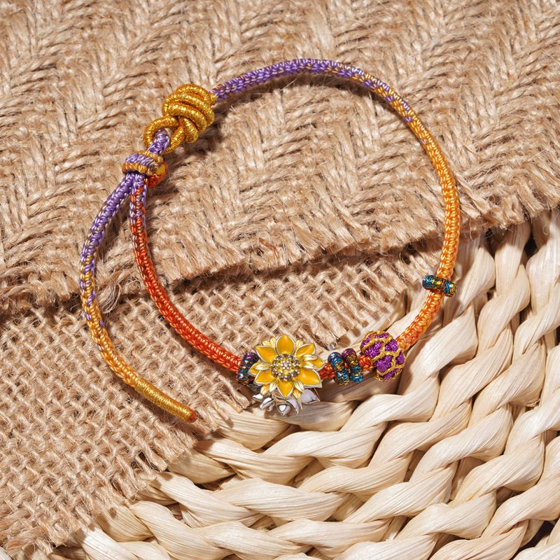 Red Bracelet with Charm