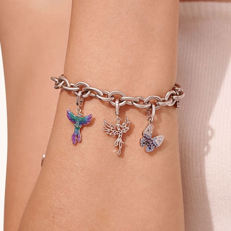 Phoenix Clasp Clusters Charm