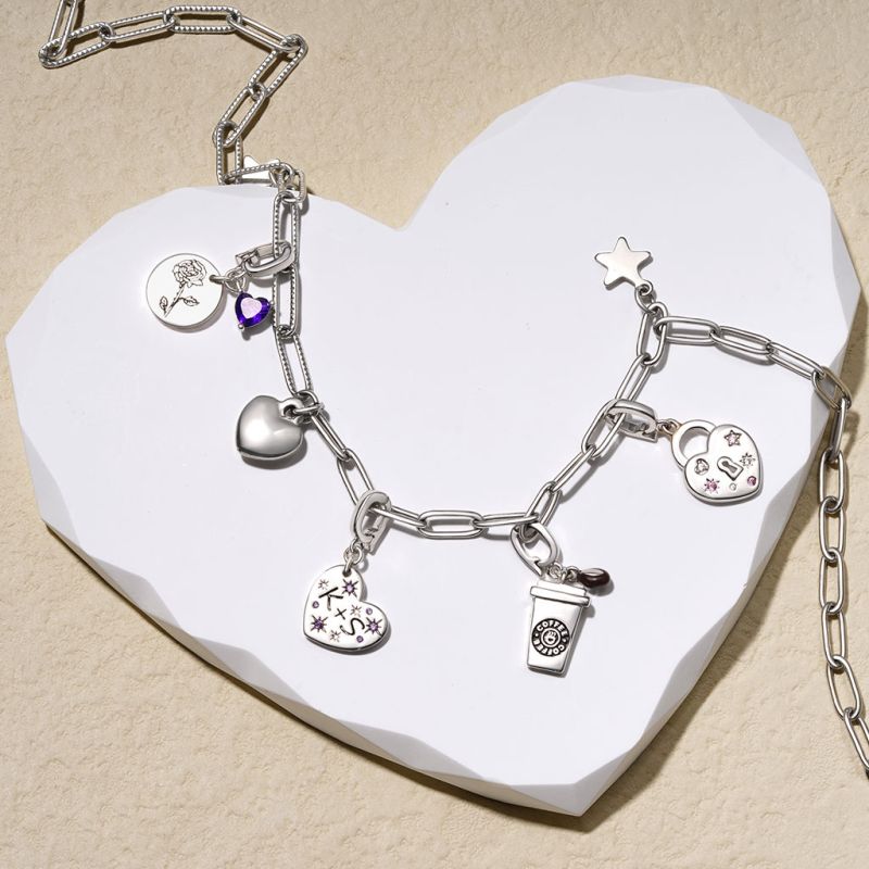 Birthday Flower Clasp Clusters Charm