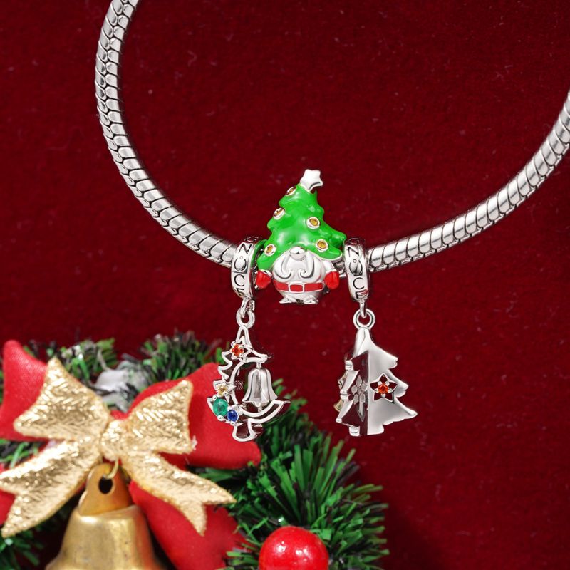 Christmas Tree Bell Ornament Pendant