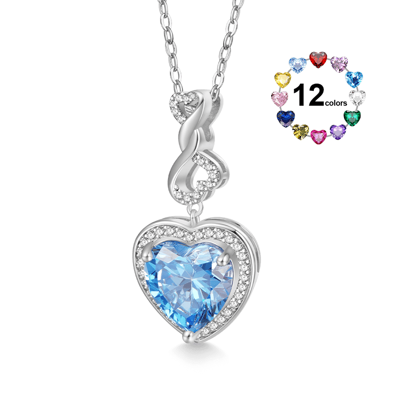 Infinite Love Buckle Heart Necklace