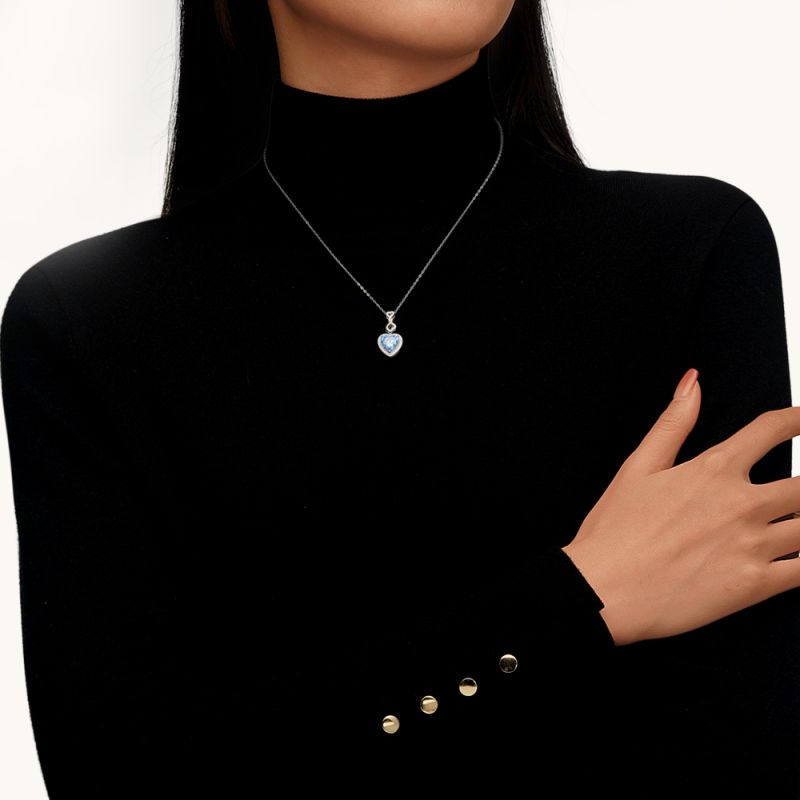 Infinite Love Buckle Heart Necklace