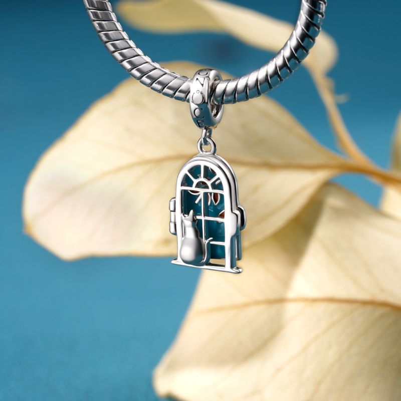 Window View Kitten Pendant