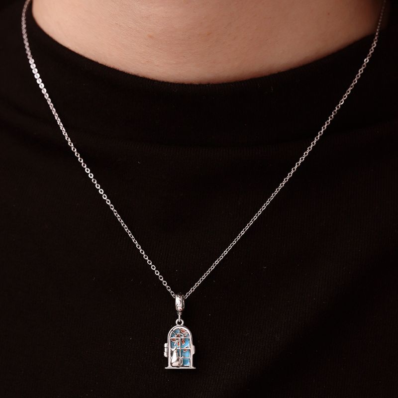 Window View Kitten Pendant