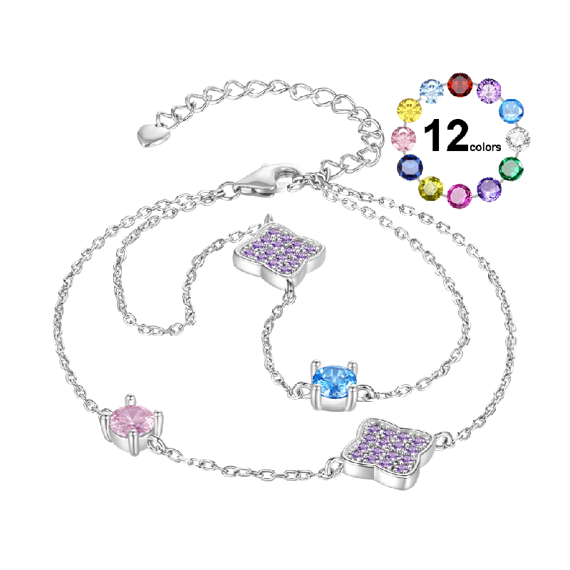 Four-Leaf Clover Adjustable Bracelet
