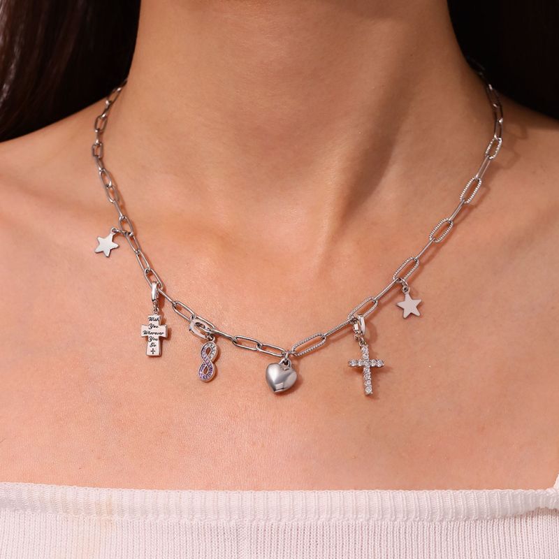Infinity Love Clasp Clusters Charm