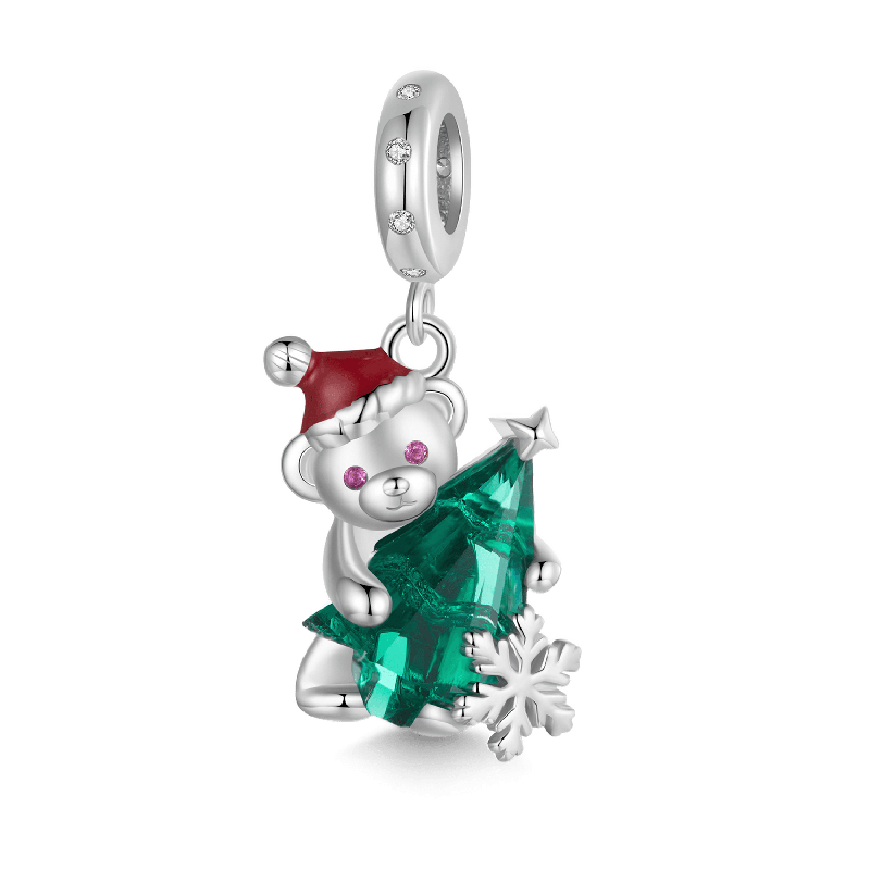 Christmas Tree Bear Pendant
