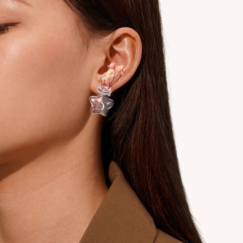 Star Wishing Vase Stud Earrings
