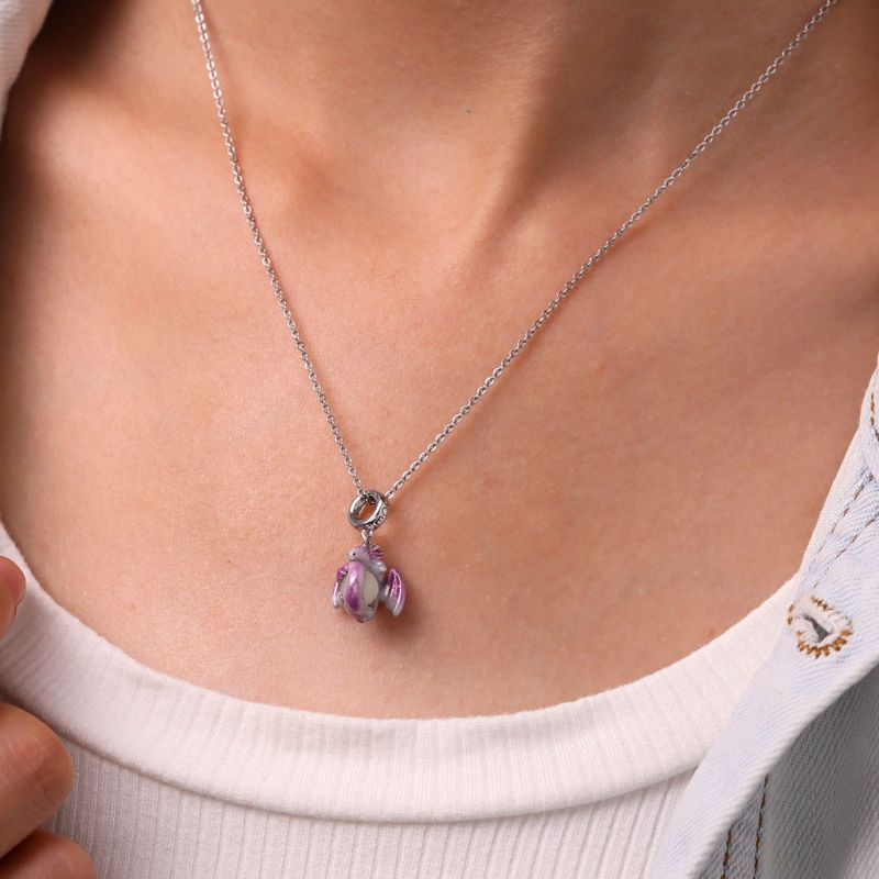 Fantasy Forest Purple Dragon Pendant