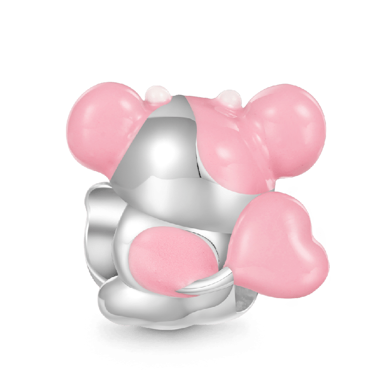 Peach the Strawberry Cow Charm