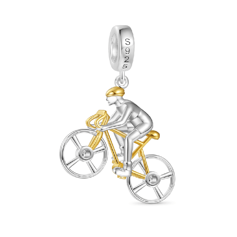 Road Cycling Competition Dangle Charm