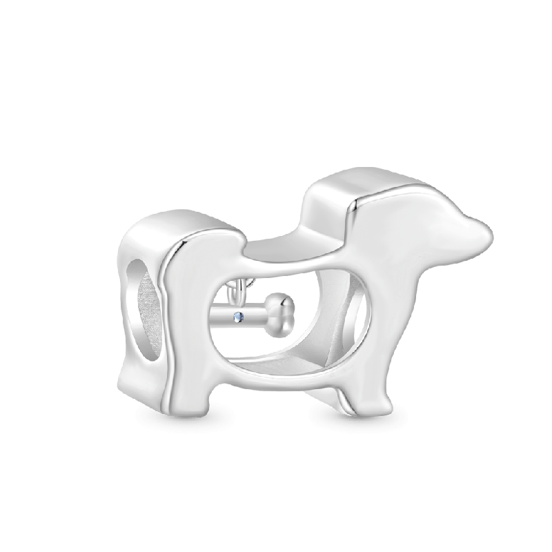 Hollow Puppy Bone Charm