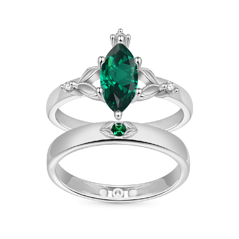 Paraíba Tourmaline Couple Rings
