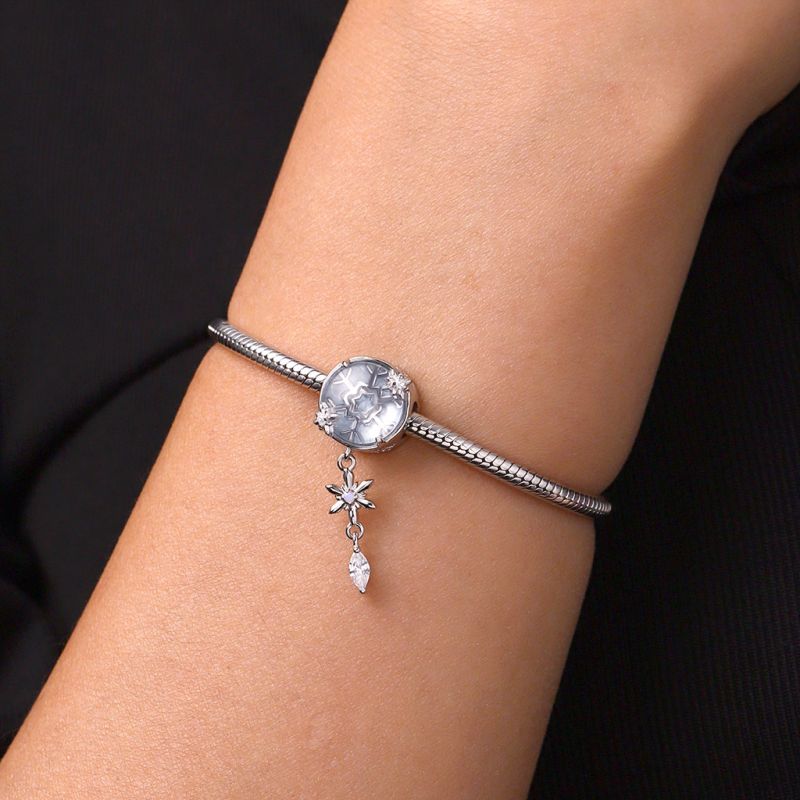 Crystal Snowflake Charm