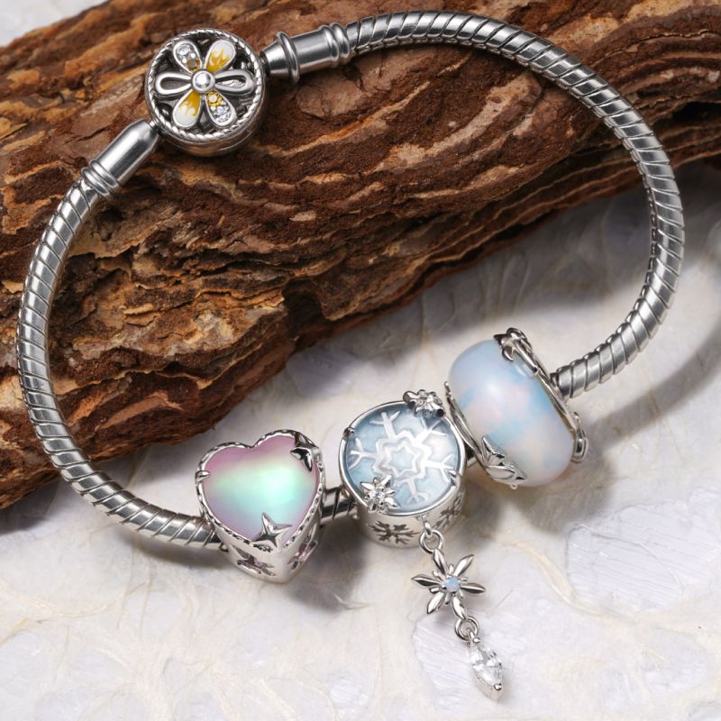 Crystal Snowflake Charm