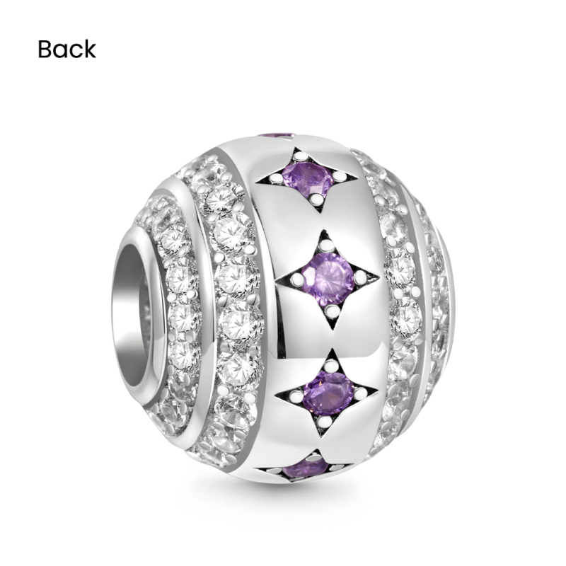 Stars Birthstone Charm