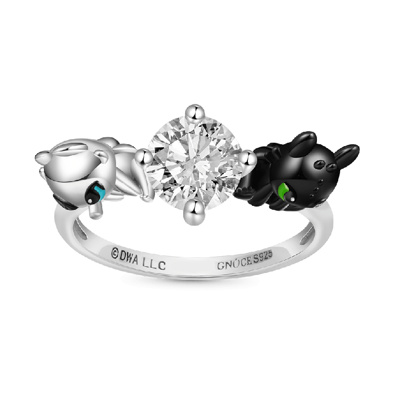 Toothless & Light Fury Ring