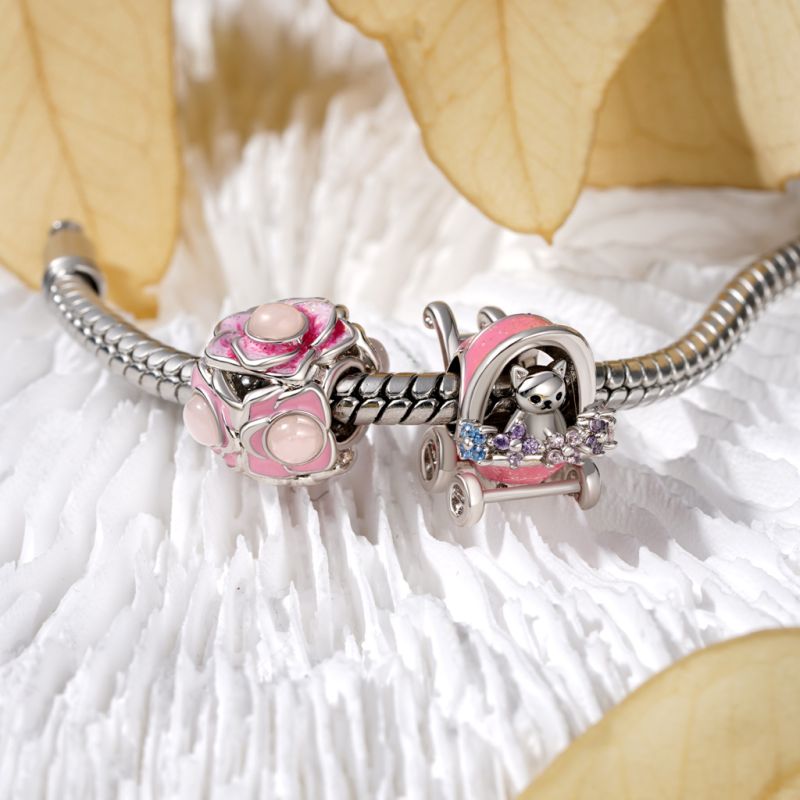 Cat Baby Stroller Charm