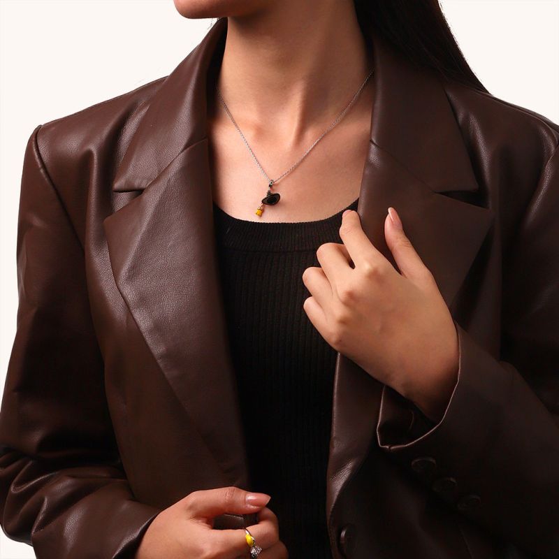 Wicked Elphabas Hat & Broom Pendant