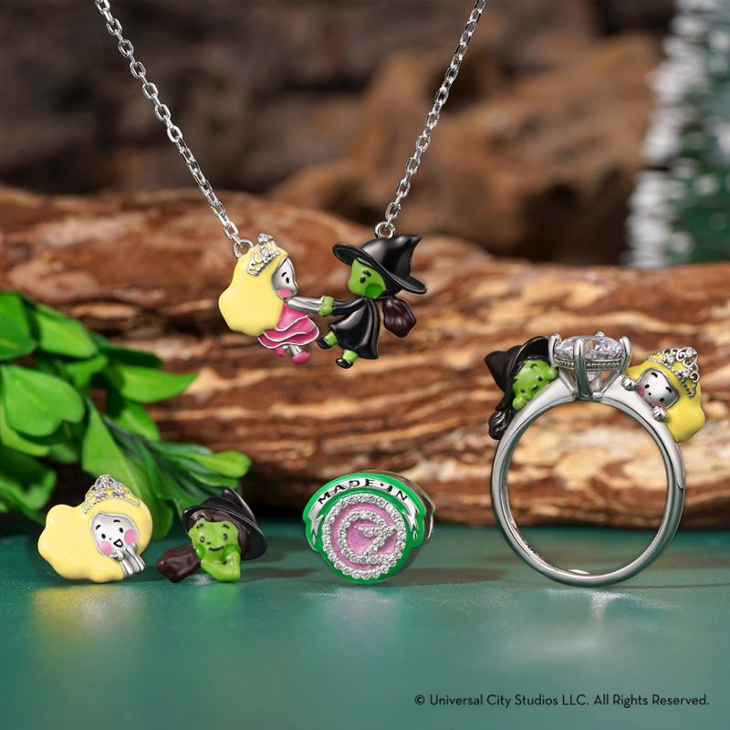 Wicked Elphaba & Glinda Necklace