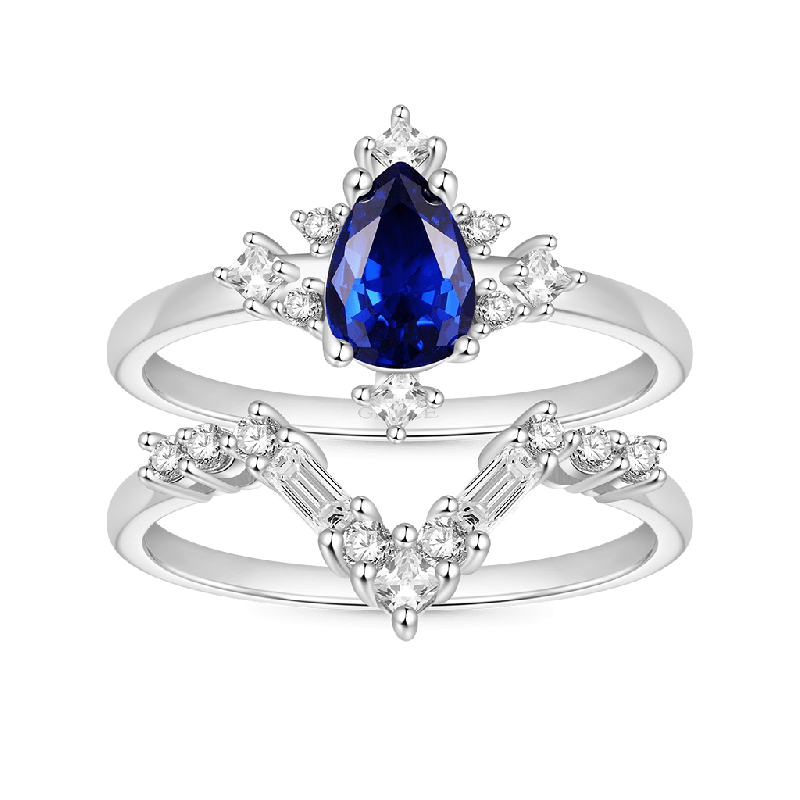 Royal Blue Stackable Rings