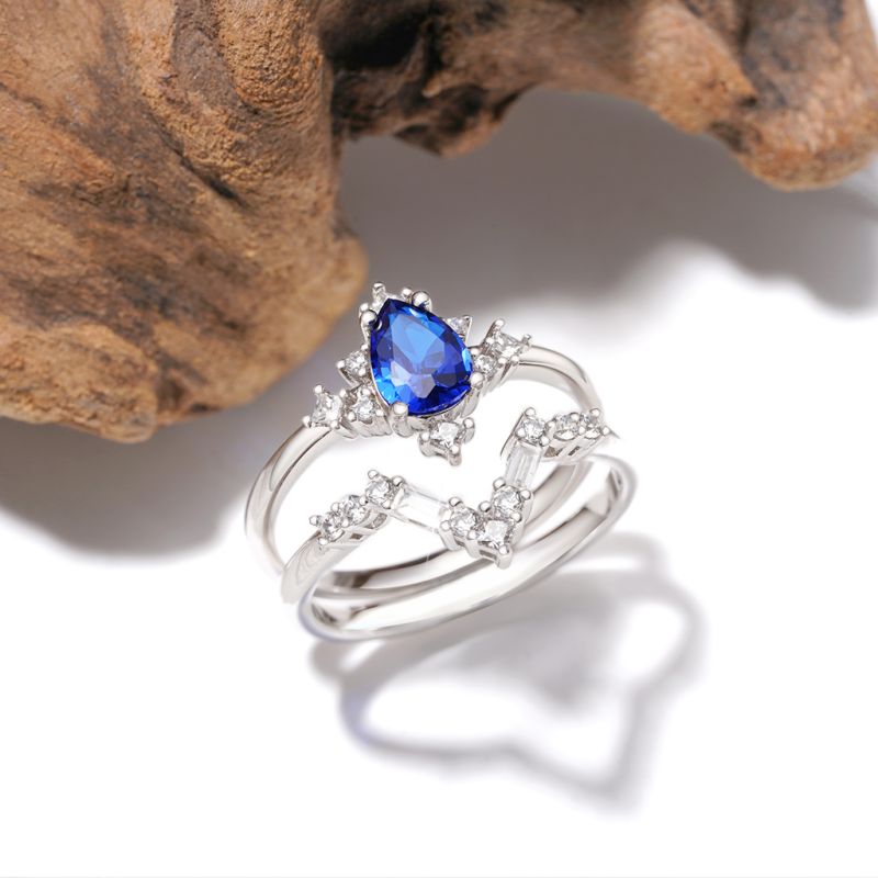Royal Blue Stackable Rings