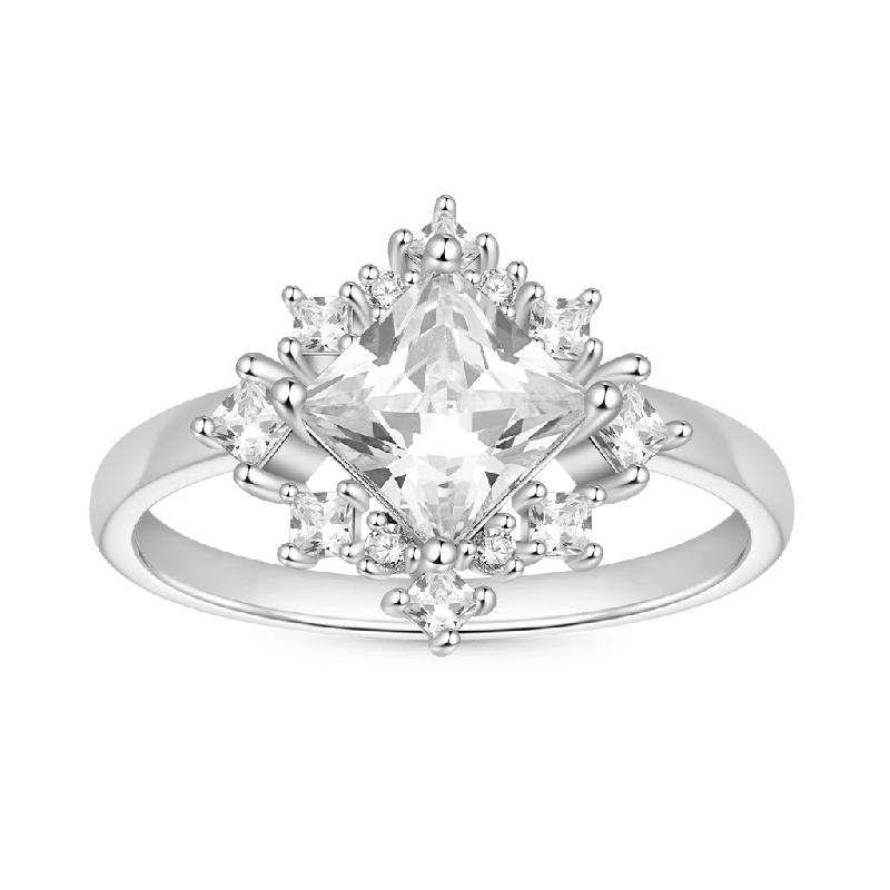 Classic Pagoda-Cut Ring