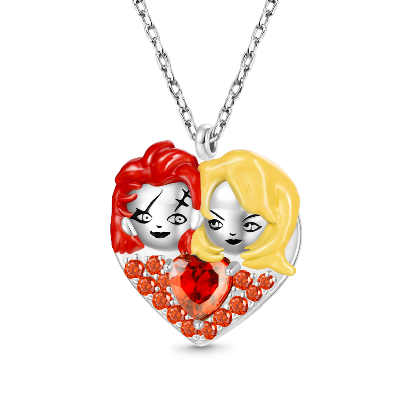 “Til Death Do Us Part” Heart Necklace