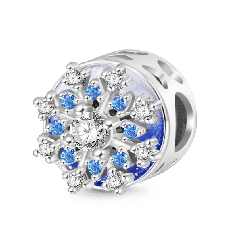 Engravable Rotatable Snowflake Charm