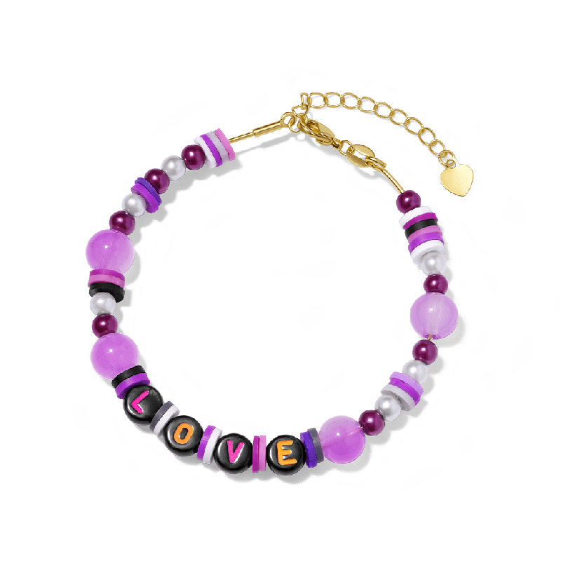 Halloween Letter DIY Bracelets