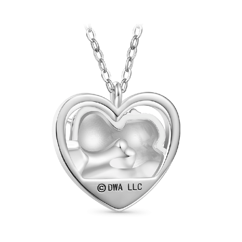 Shrek & Fiona Heart Necklace