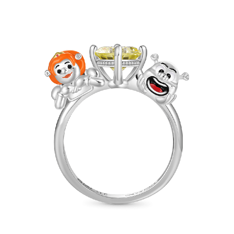 Shrek and Fiona Diamond Ring