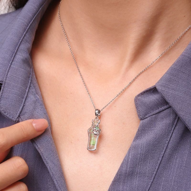 Halloween Poison Bottle Pendant