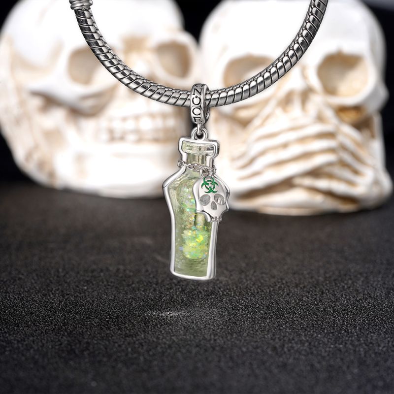 Halloween Poison Bottle Pendant