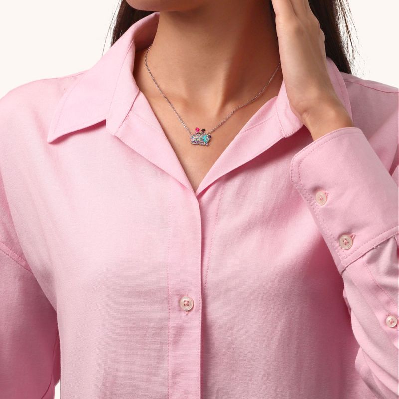 Trolls Queen Poppy & Barb Necklace