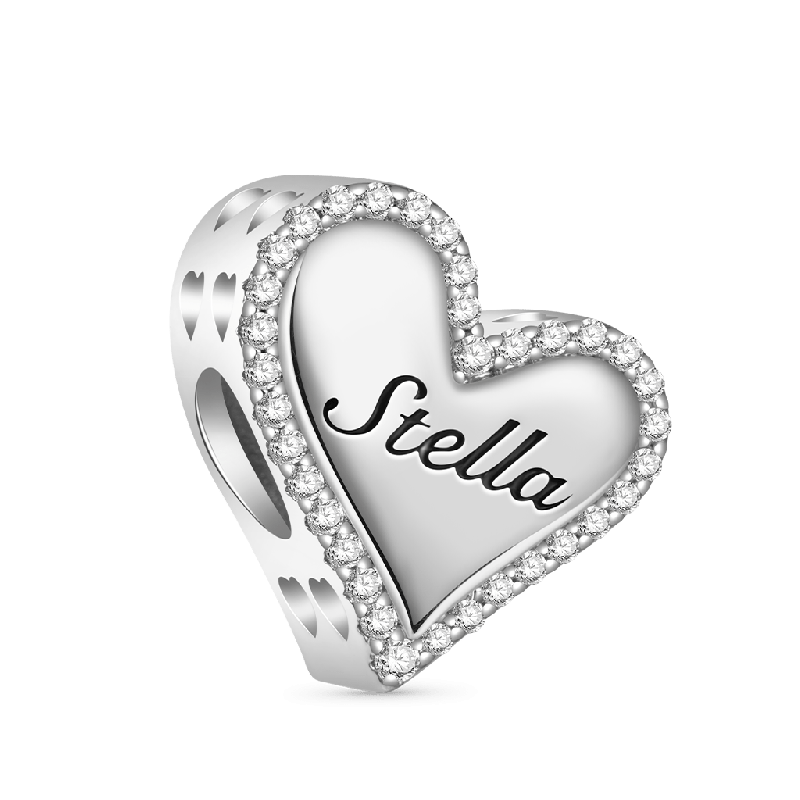 Engravable Lucky Heart Charm