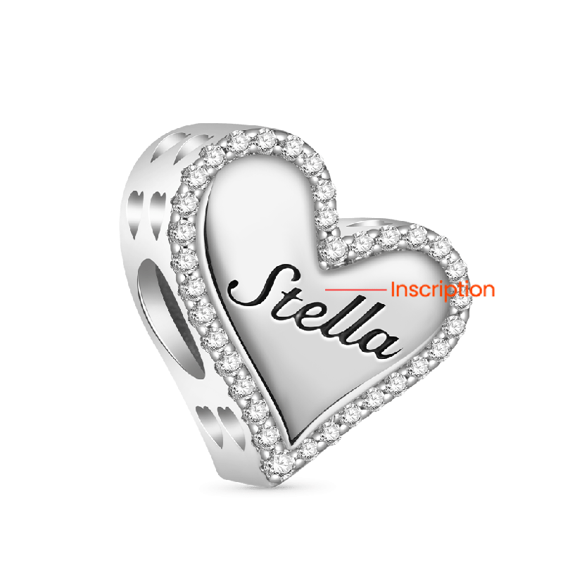 Engravable Lucky Heart Charm
