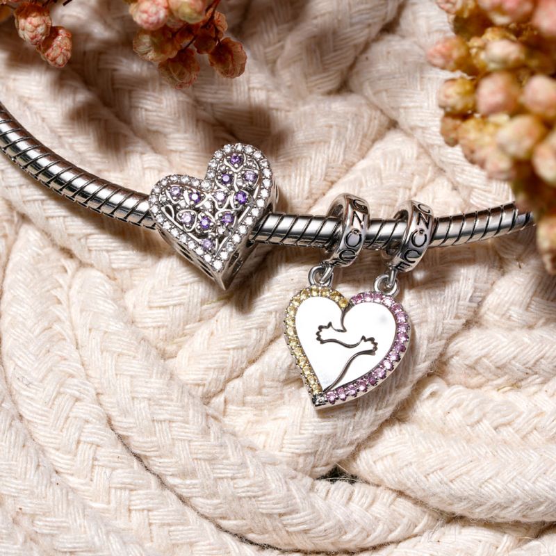Engravable Lucky Heart Charm